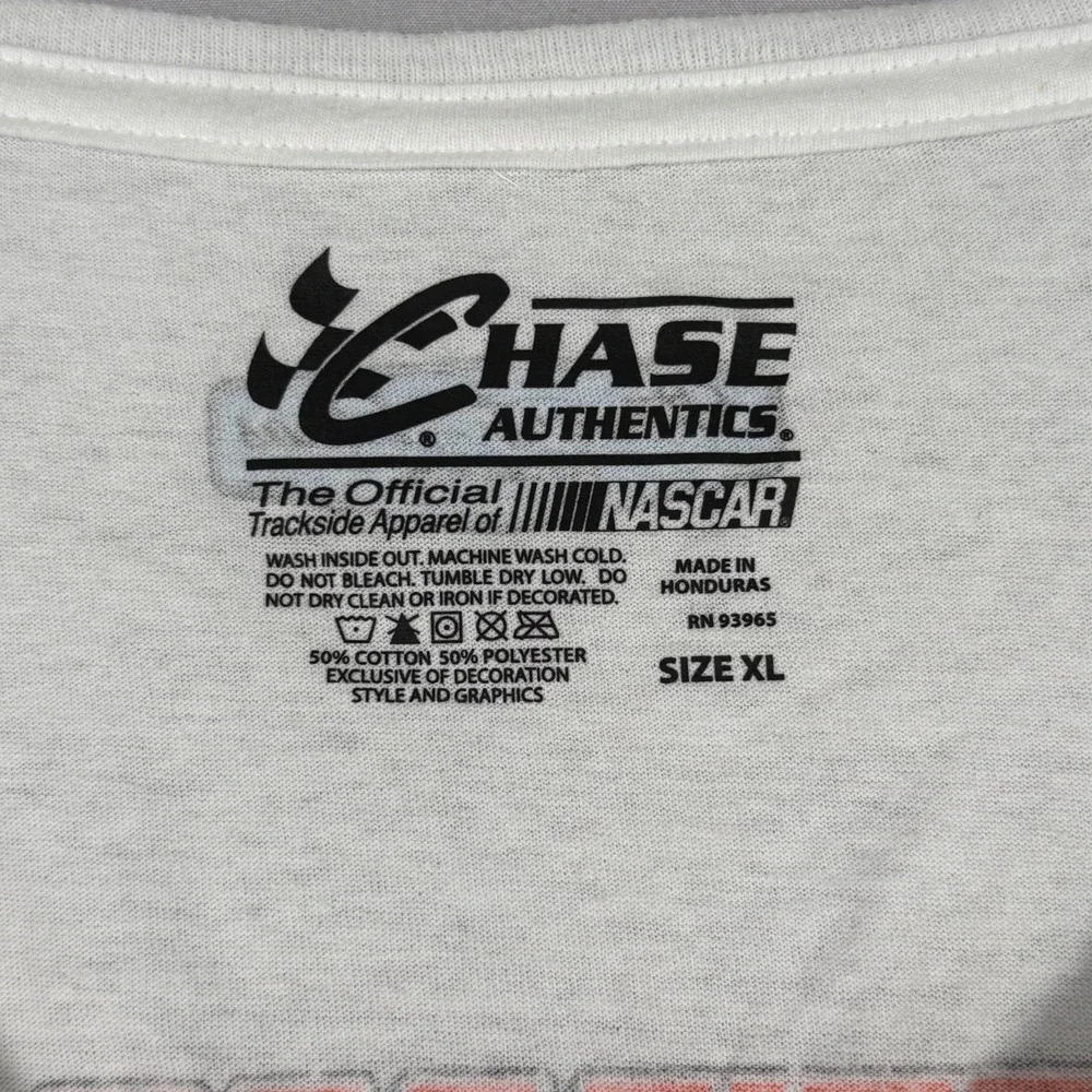 NWT Tony Stewart #14 Nascar Bass Pro Shop XL Women's 3/4 sleeve Black White Oran